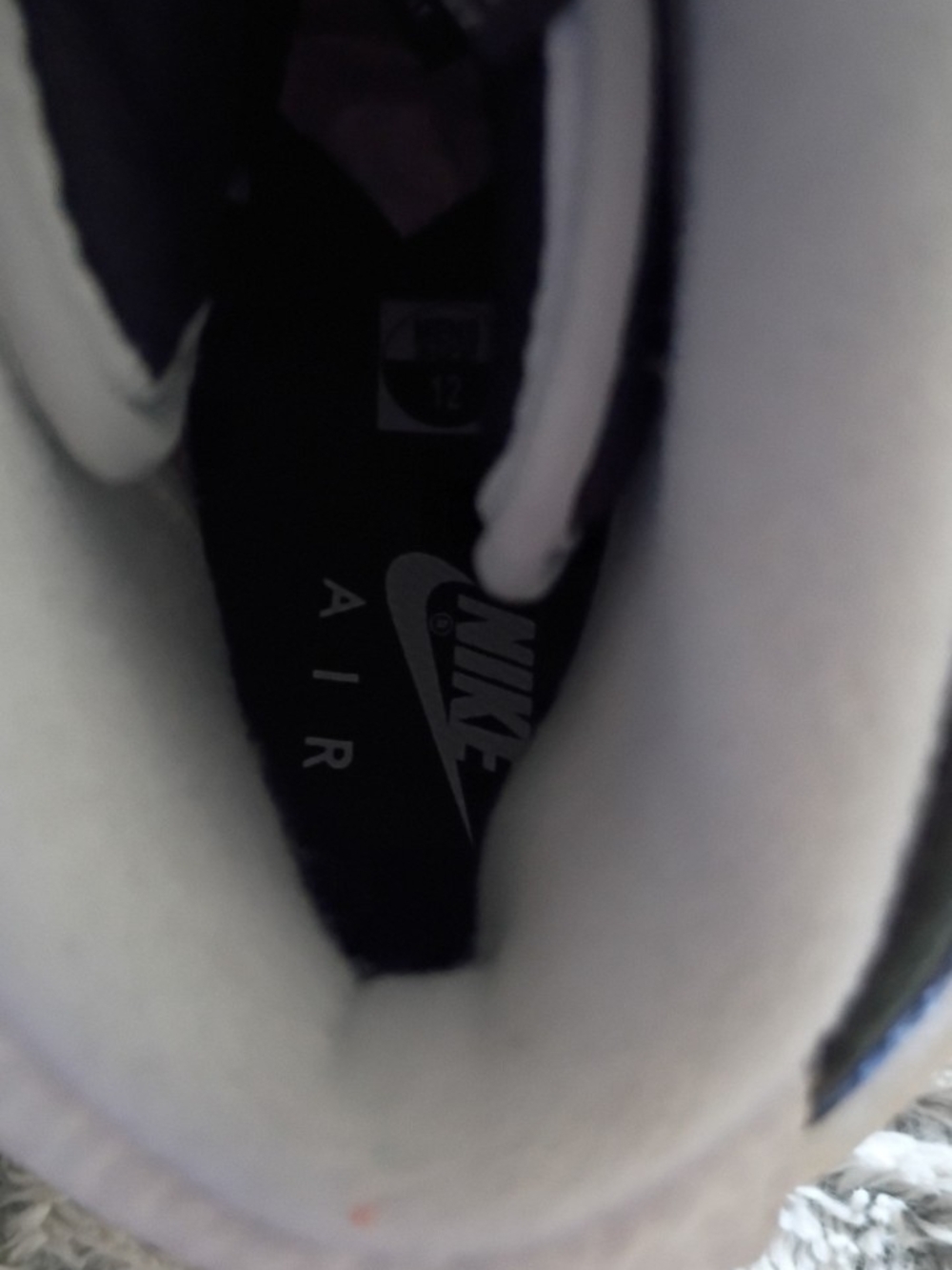 Nike Men’s Black and White High-Top Athletic Sneakers - Picture 8 of 11